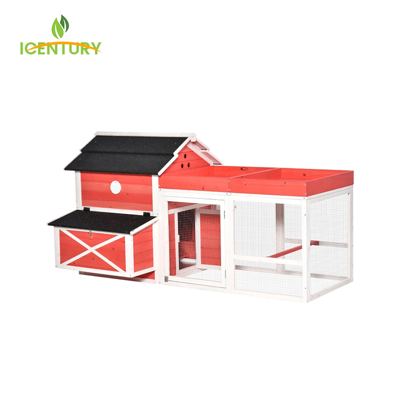 Waterproof Roof Fir Wooden Chicken Coops