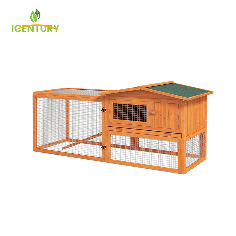 Wooden Guinea Pig House - Outdoor Bunny Cage