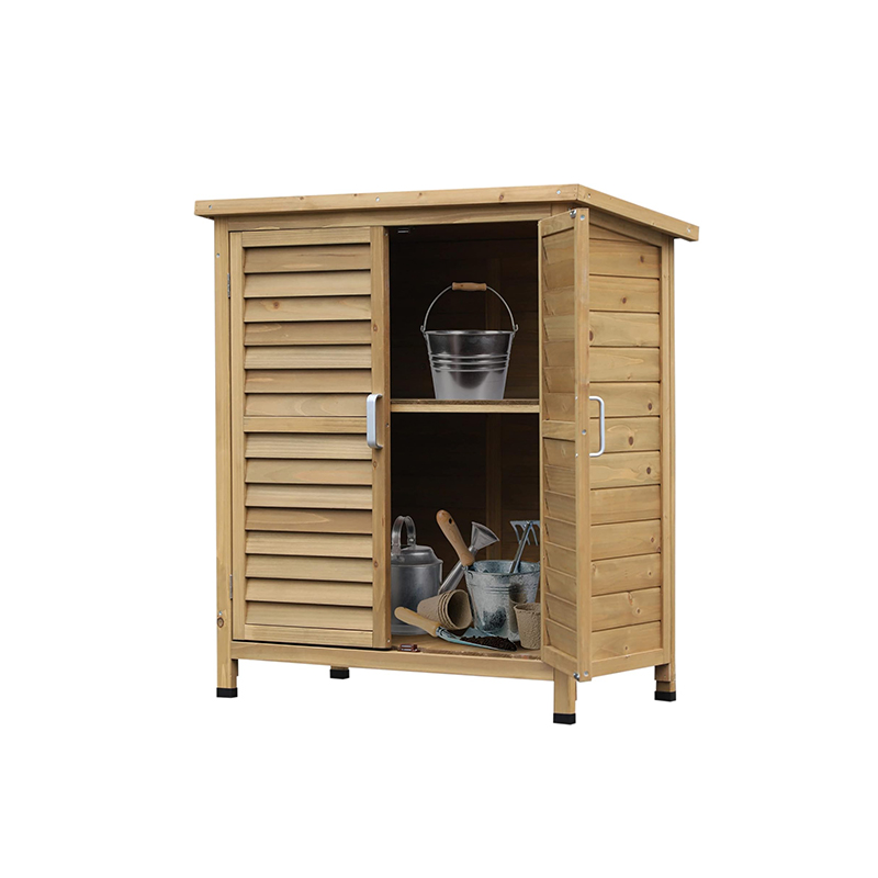 Solid Fir Wood Garage Tool Organisation Cabinet