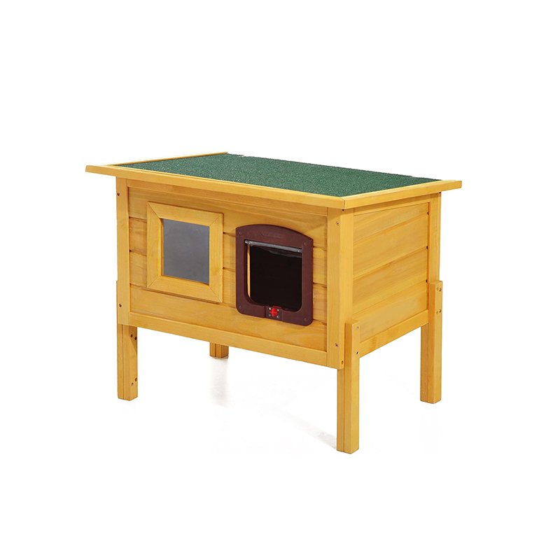 Garden Wooden Cat House