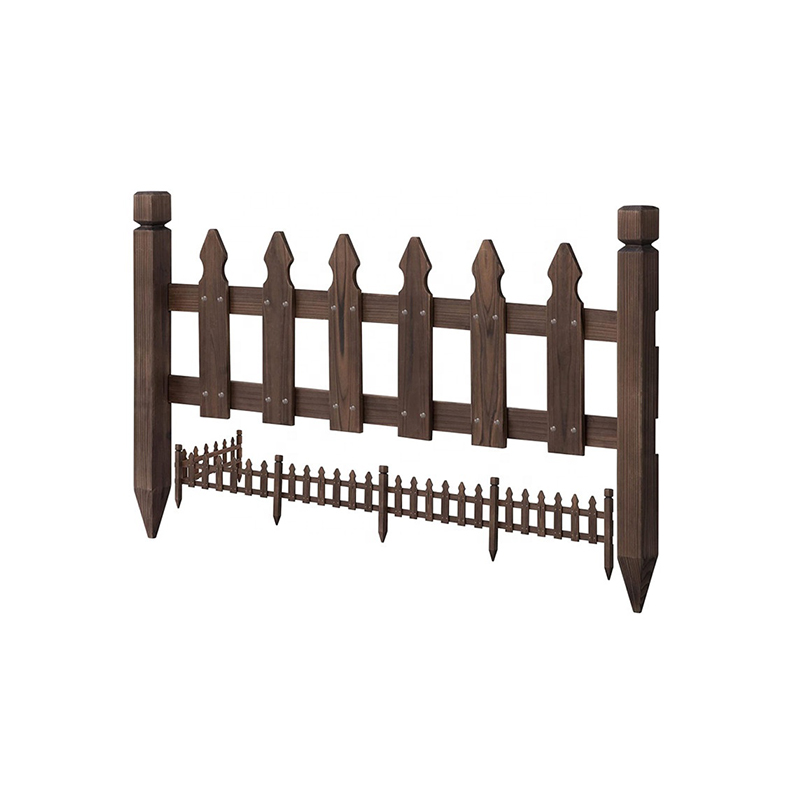 Wooden Flower Plants Picket Fence Panels