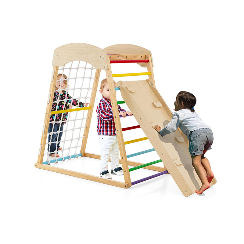 Wooden Toddler Climbing Frame - Kids Climbing Playground