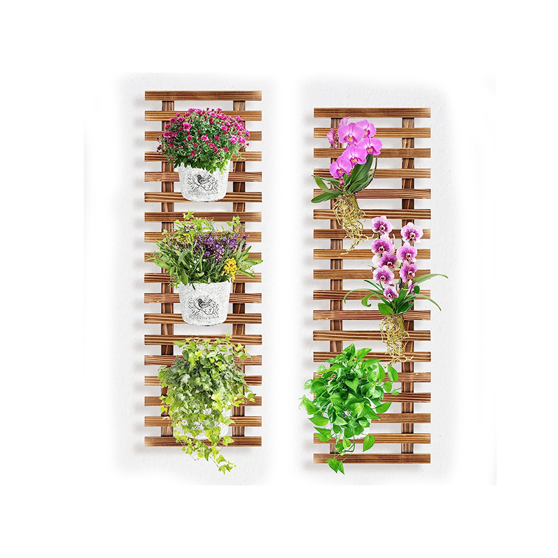 Garden Wall Trellis Planters Racks - Balcony Wall Decor