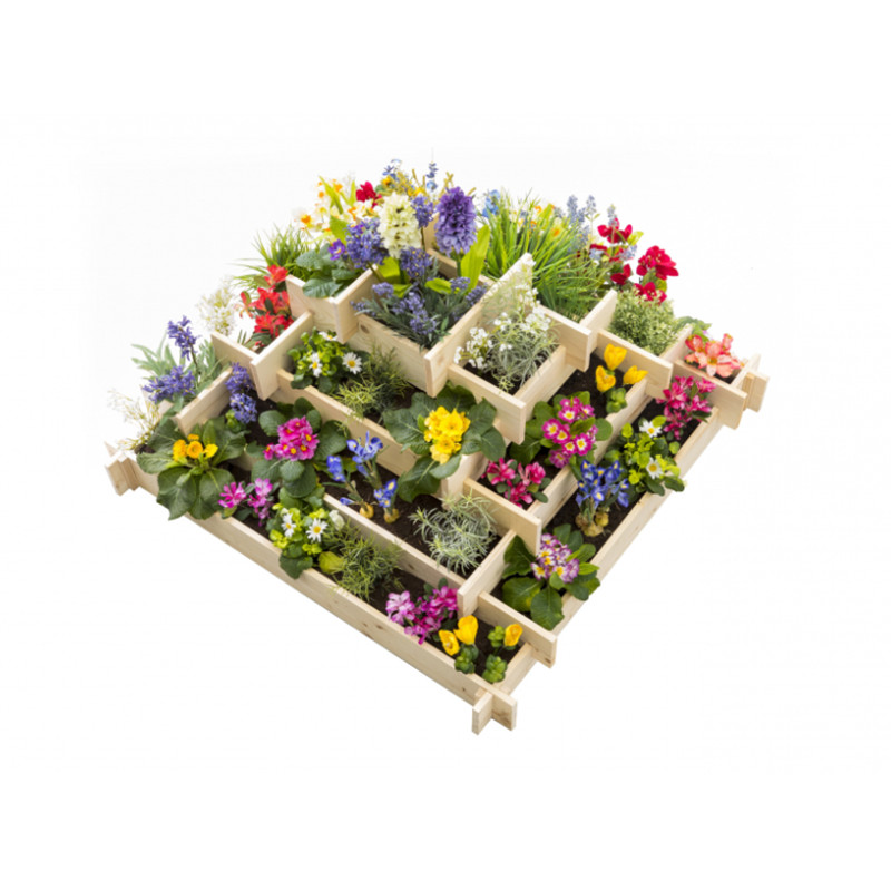 Outdoor Wooden Planter Boxes - Tomatoes Raised Beds