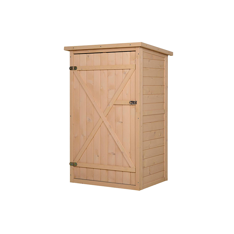 Wooden Garden Tool Cabinet Organizer